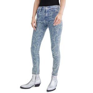 ♡♡ 7 For All Mankind Snake Print Ankle Skinny Jeans